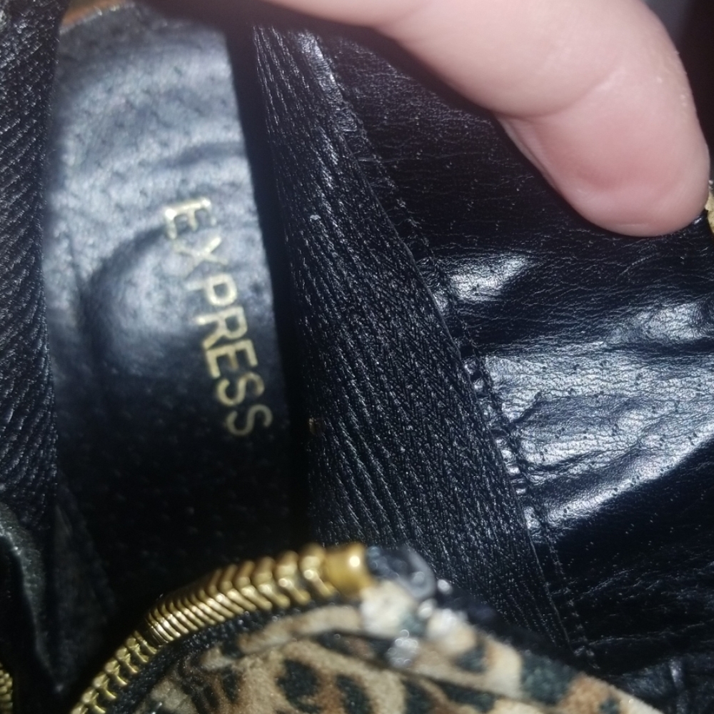 Express Leopard Booties - Picture 5 of 7